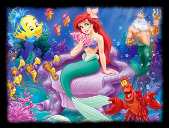 Disney's the little mermaid - TV Main title - Petite Sirène (la) -  Générique  TV