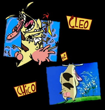 Cow and Chicken - ending - Cleo et Chico - Générique de fin